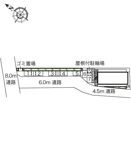 ★手数料０円★成田市並木町　月極駐車場（LP）